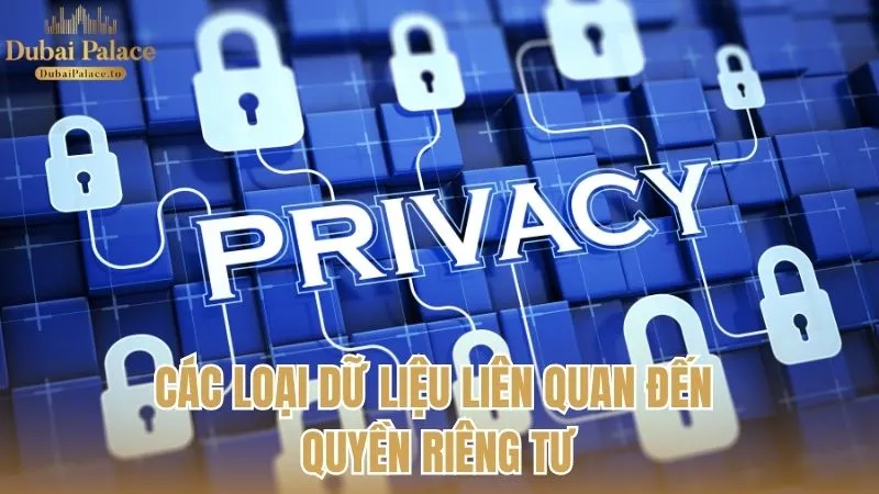 Các loại dữ liệu liên quan đến quyền riêng tư